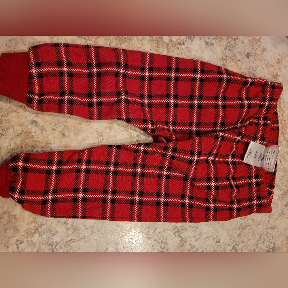 Red Plaid Kids Bottoms - Cozy Lounge Pants